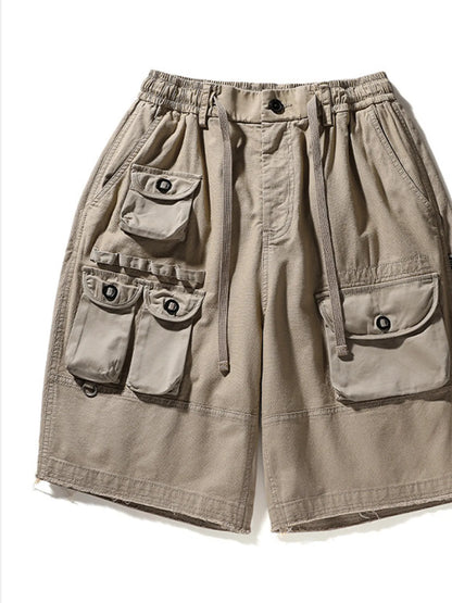 Men's Multi Pockets Shorts - -