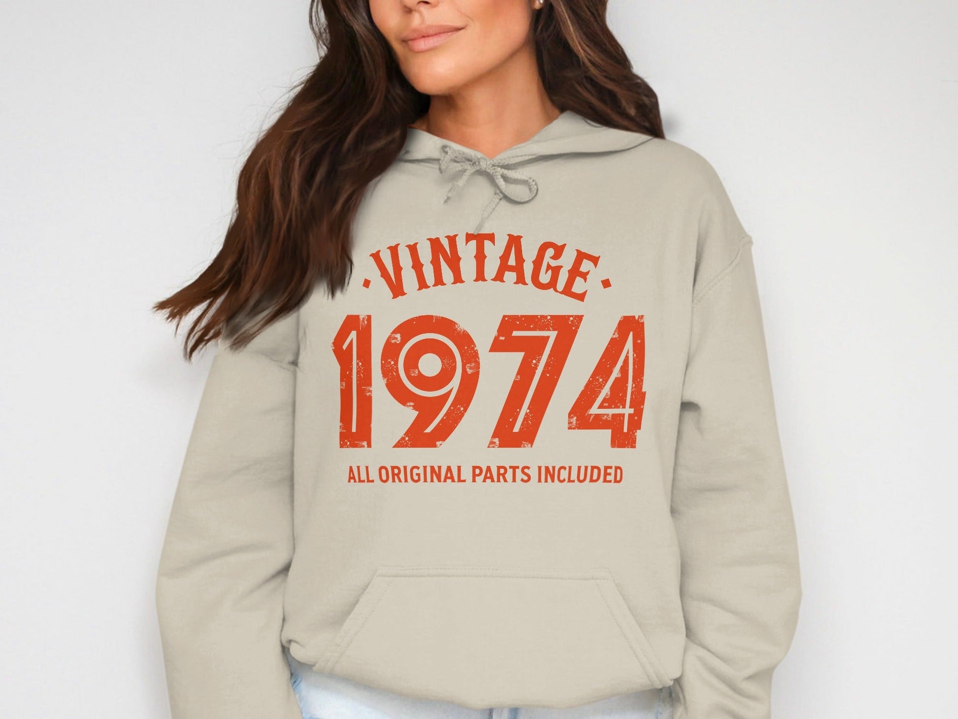 Vintage 1974 All Original Parts Included Design Hoodie- Cloud 16 Clothing Co.- {{Product type}}