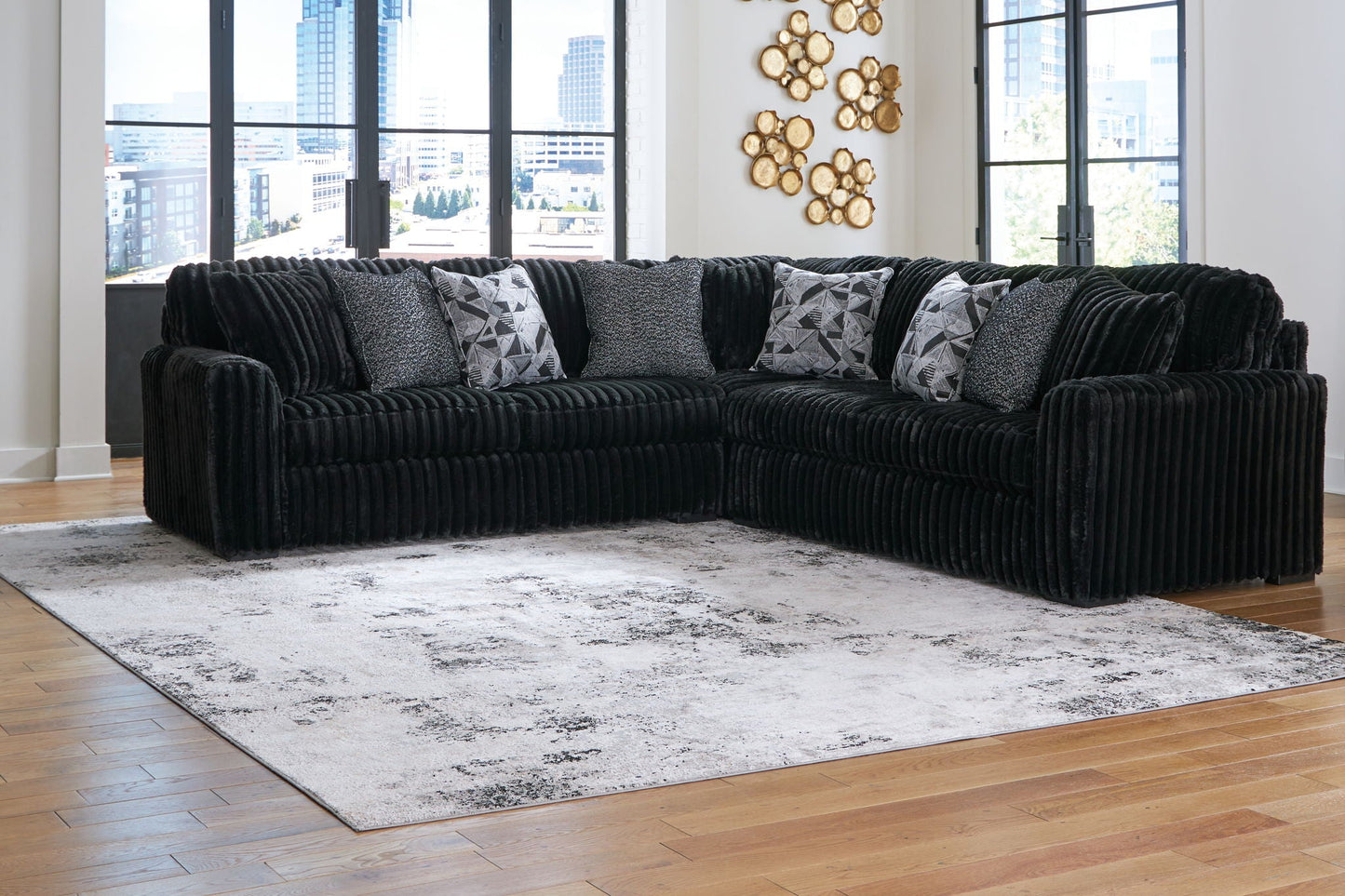 Midnight-Madness - Sectional - - Stationary Sectionals