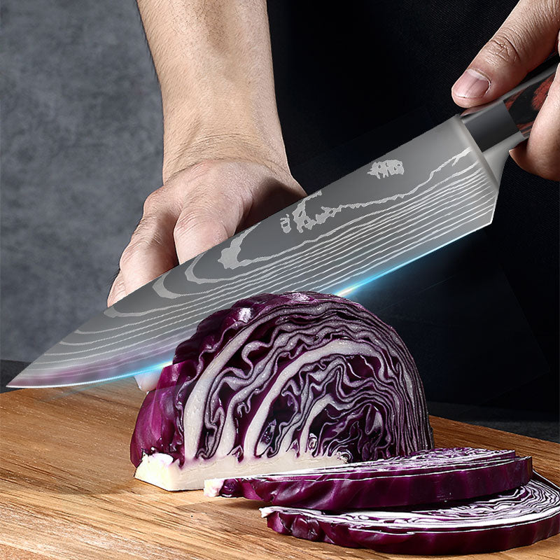 Damascus Elite Chef Knives - - knives