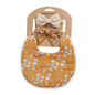 Floral Baby Bib & Headband Combo - DP021 6 - bib set