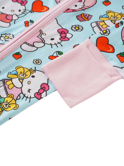 PoshTOT Sanrio Love Hello Kitty Bamboo Baby Convertible Zippy Romper - - Zippy Romper