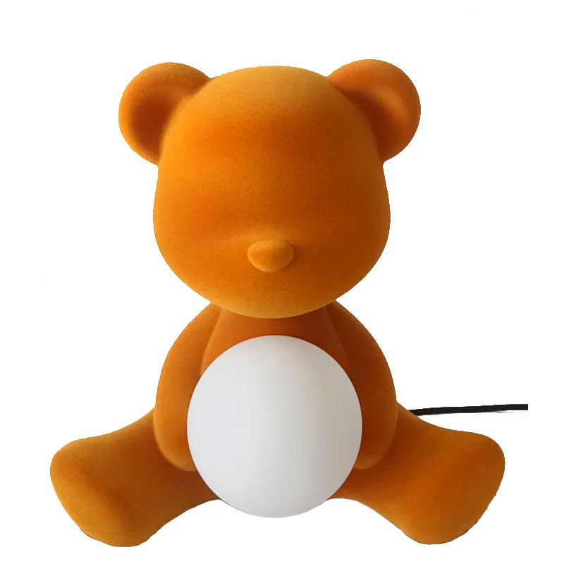 Teddy Bear LED Resin Table Lamp