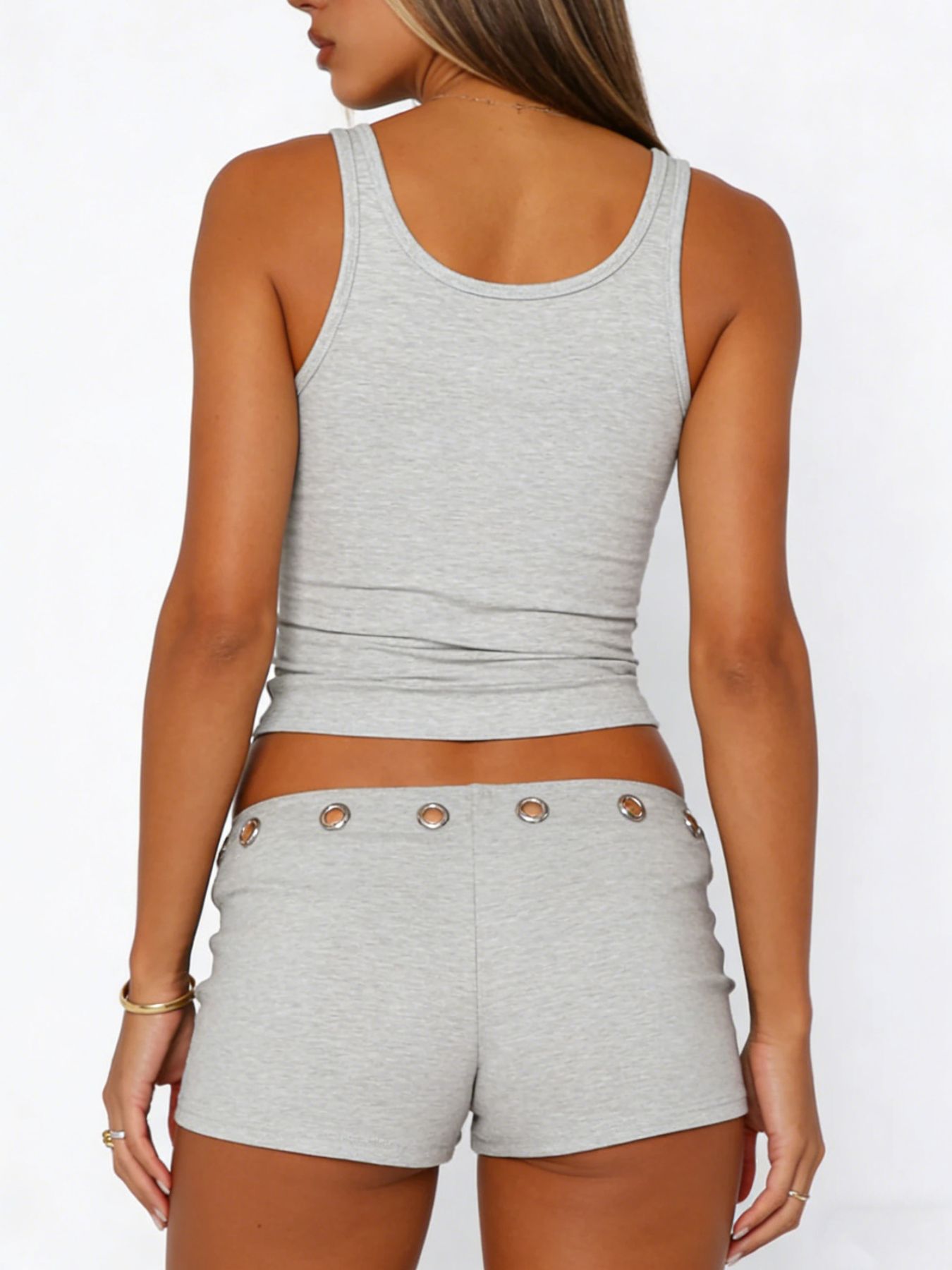 Wide Strap Tank and Shorts Set- Shopimist- {{Product type}}