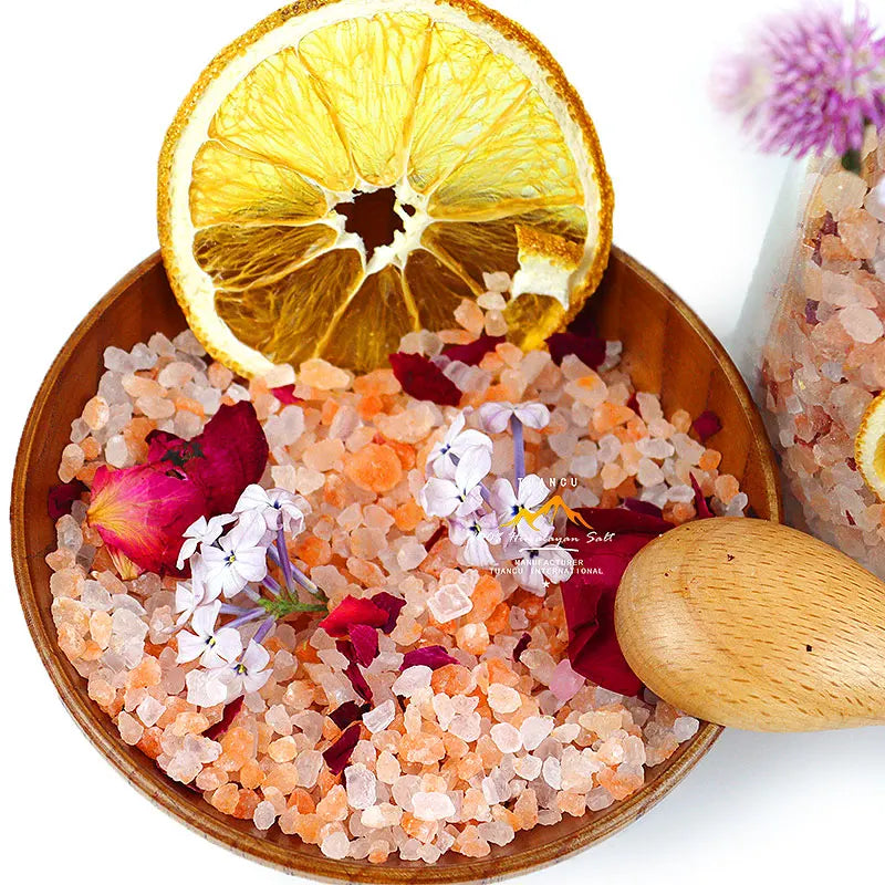 Sweat Room Mineral Salt Himalayan Crystal Rose Salt Roses and Bath Salt