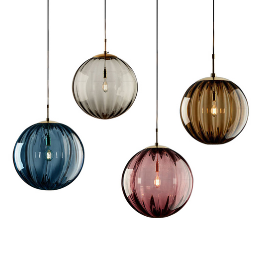 Glass LED Pendant Lighting Retro Hanging Lamp