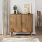 Buffet Cabinet With Line Groove Design, Sideboard Buffet Cabinet With Storage, Multifunctional Accent Cabinet For Living Room, Entryway, Hallway, Office, Kitchen - Brown - - Sideboards