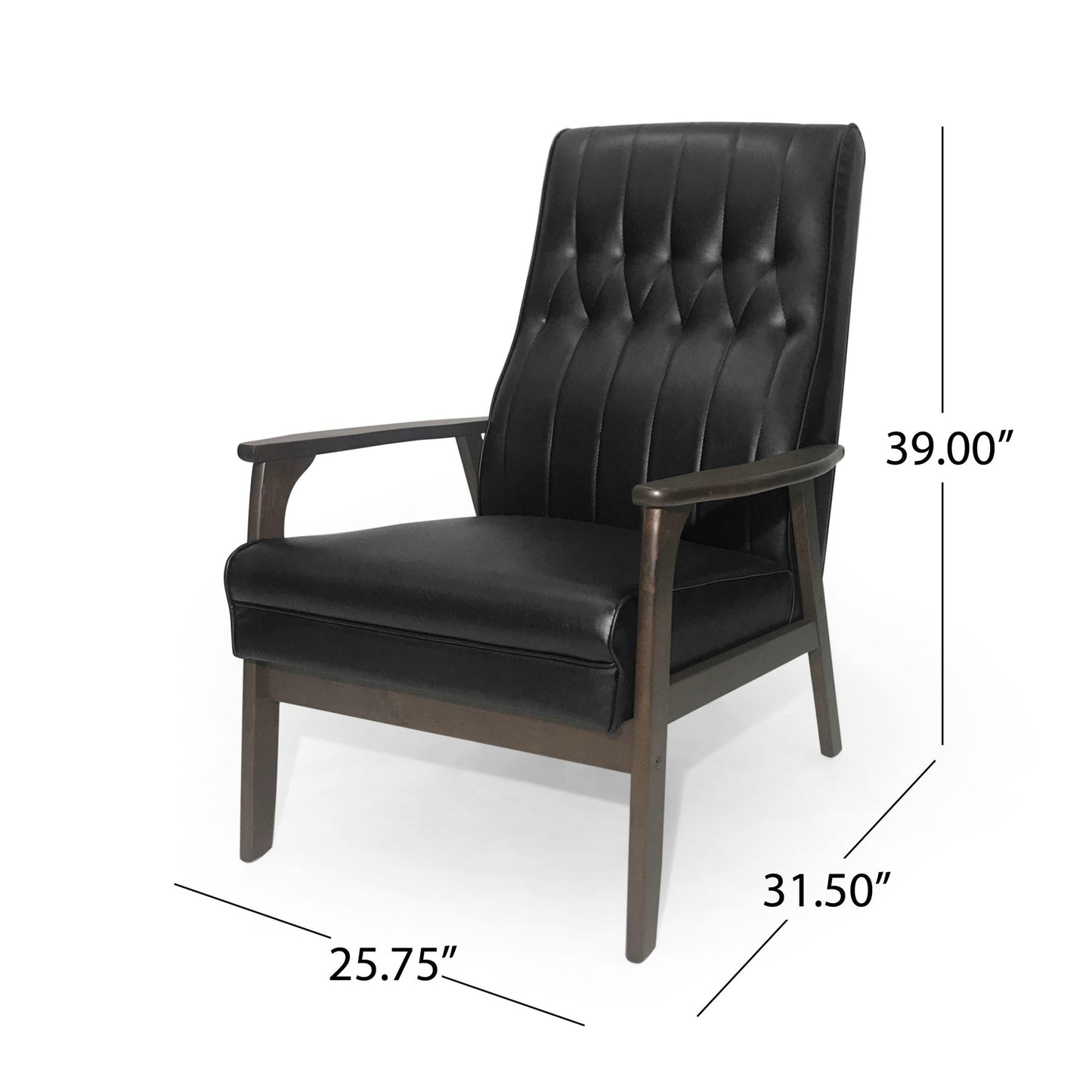 Mid Century Modern Upholstered Accent Chair- Unique Piece Furniture- {{Product type}}