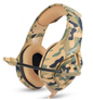 Bass Boosted Gaming Headset with Mic - ArmyGreen - headphones