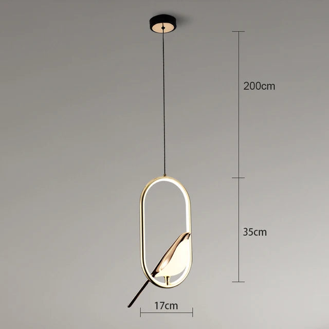 Modern Magpie Hanging Lamp Nordic LED Pendant Lights