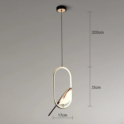 Modern Magpie Hanging Lamp Nordic LED Pendant Lights