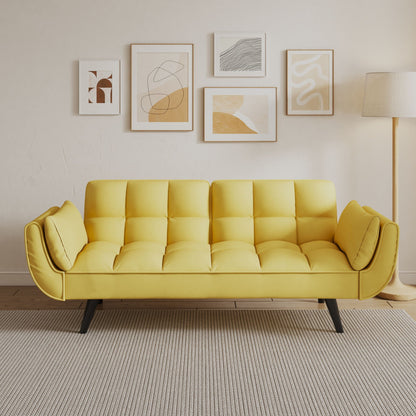Sofa Soft Two Armrests Throw Pillow Pillow Comfortable Fit Apartment Bedroom Small Space- Unique Piece Furniture- {{Product type}}