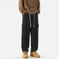 Trendy Japanese Loose Fit Jeans - Black - jeans