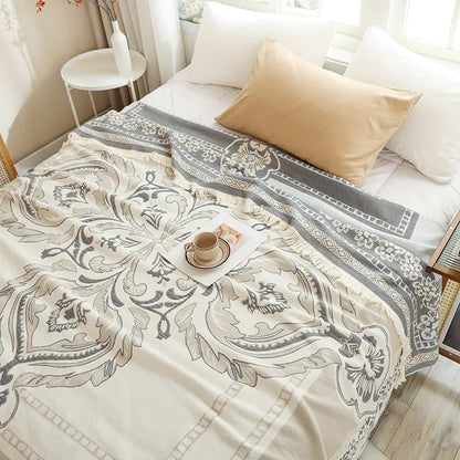 Cotton Tassel Blanket for All Seasons 