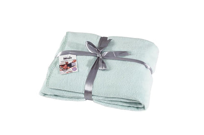 Dolce Bonita Home Cotton TV Blanket 127X155 Basic Aqua Kia Day Design