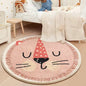 Cute Cartoon Round Rug for Kids' Room and Living Room - Kia Day Design