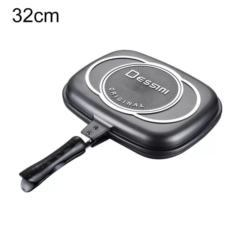 Die Cast Non-Stick Double Sided Fry Pan