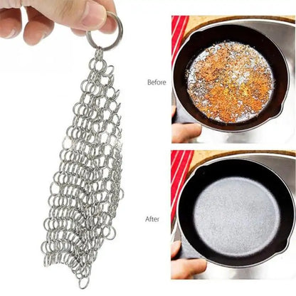 Chainmail Cast Iron Scrubber