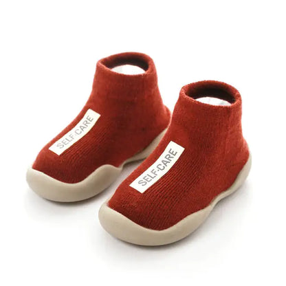 First Walker Kids Soft Rubber Sole Baby Shoe red 2-4 Years