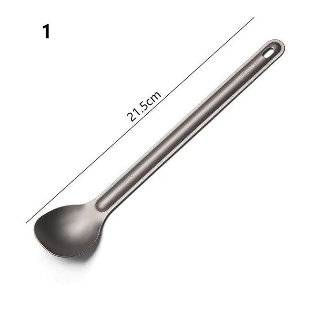 Ultralight Long Handle Spoon Fork