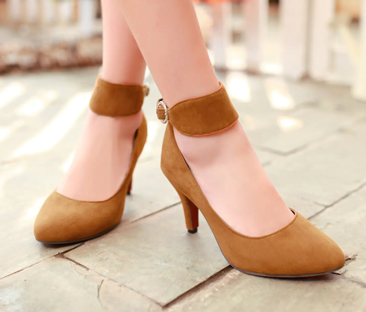 Women's Pointed Toe High Heels with Thin Stiletto Kia Day Design