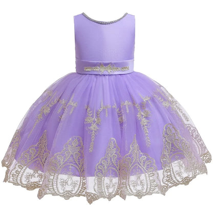 Girls Christmas Sequin Tutu Dress Purple 3T