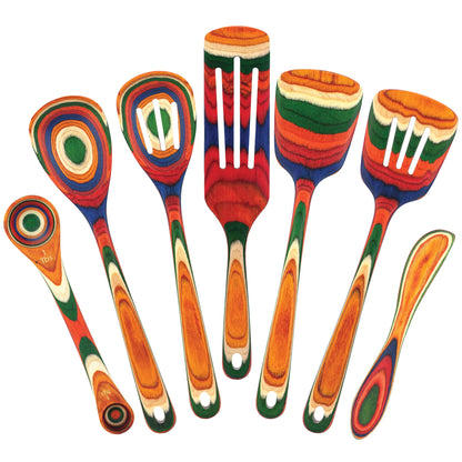 Baltique Marrakesh Collection 7 Piece Cooking Utensil Set Safe for Nonstick Kia Day Design