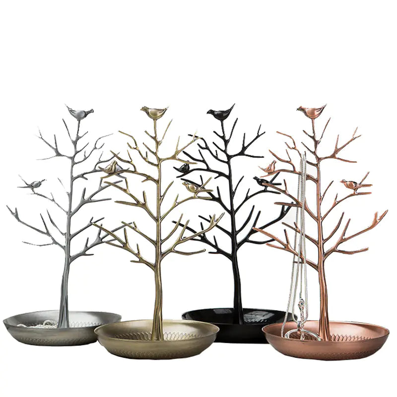 Creative Metal Jewelry Display Stand with Bird Design Kia Day Design