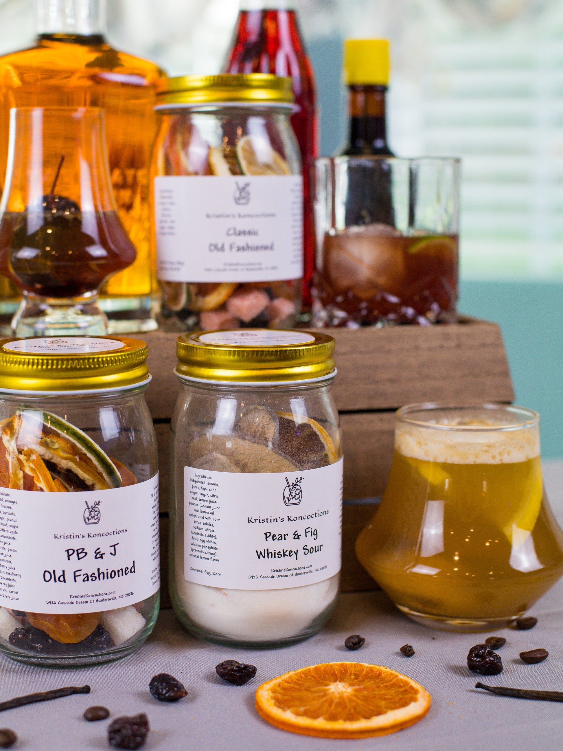 Bourbon Lover Cocktail Kit Gift Set 3-Pack - -