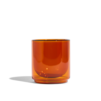 Cove 10oz Glass Tumbler - Set of 2 - Amber - -