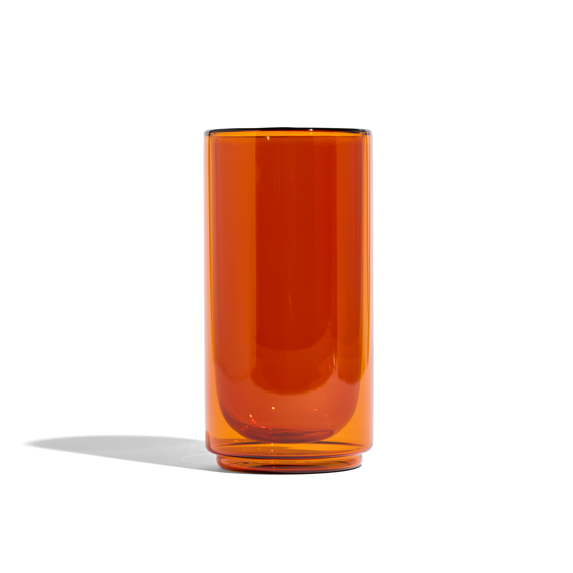 Cove 16oz Glass Pint - Set of 2 - Amber - -