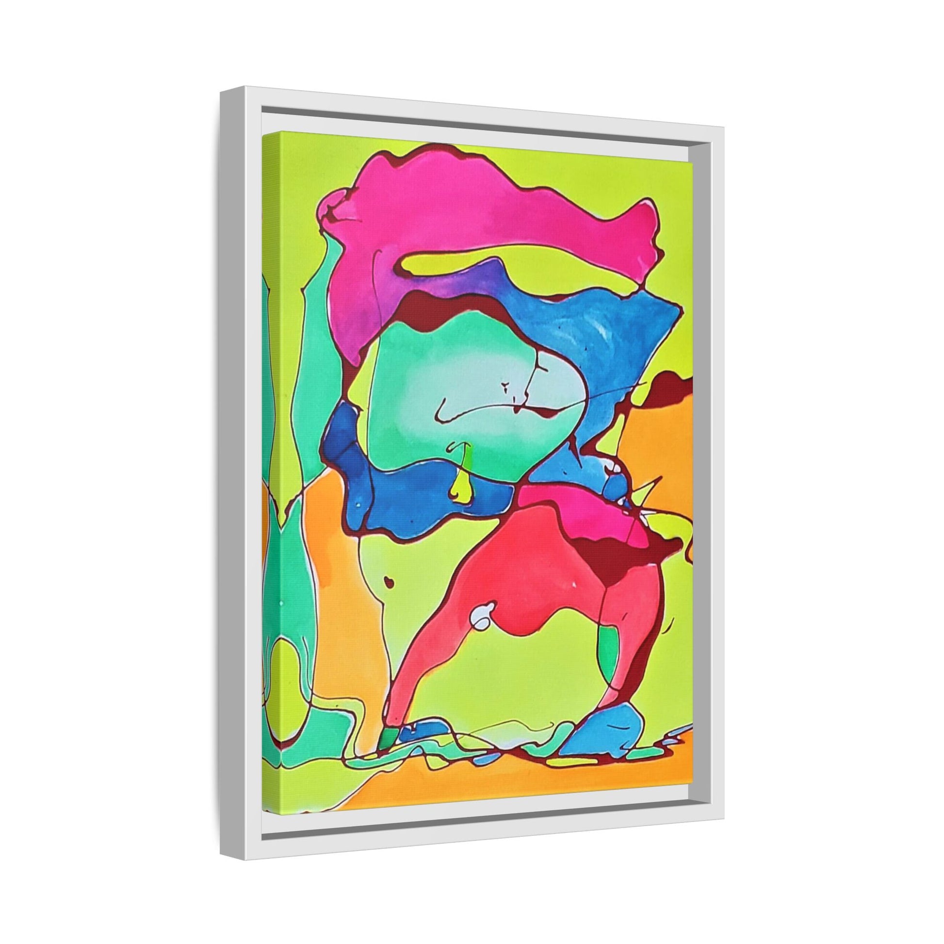 Kool Kid Matte Canvas Framed - Kia Day Design