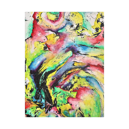 Vortex Satin Canvas, Stretched 12″ x 16″ (Vertical) 1.5"