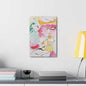 Abstract Face Canvas Gallery Wraps - Kia Day Design