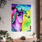 Cat Dog Fine Art Posters 24" x 32" (Vertical) Matte