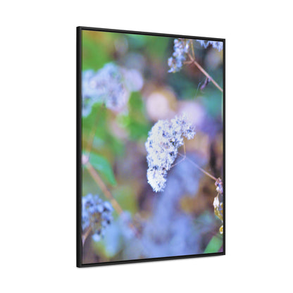 Macro Blue Gallery Canvas Wraps, Vertical Frame