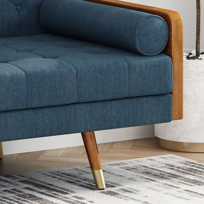 Aidan - Mid Century Modern Tufted Fabric Sofa- Unique Piece Furniture- {{Product type}}