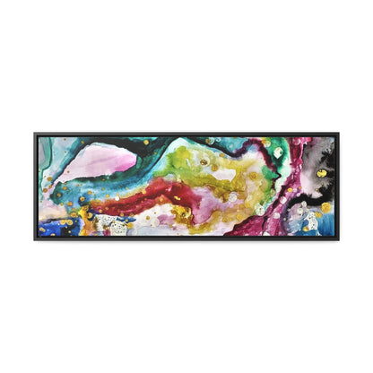 Cosmic Face Gallery Canvas Wraps, Horizontal Frame 36″ x 12″ Premium Gallery Wraps (1.25″)