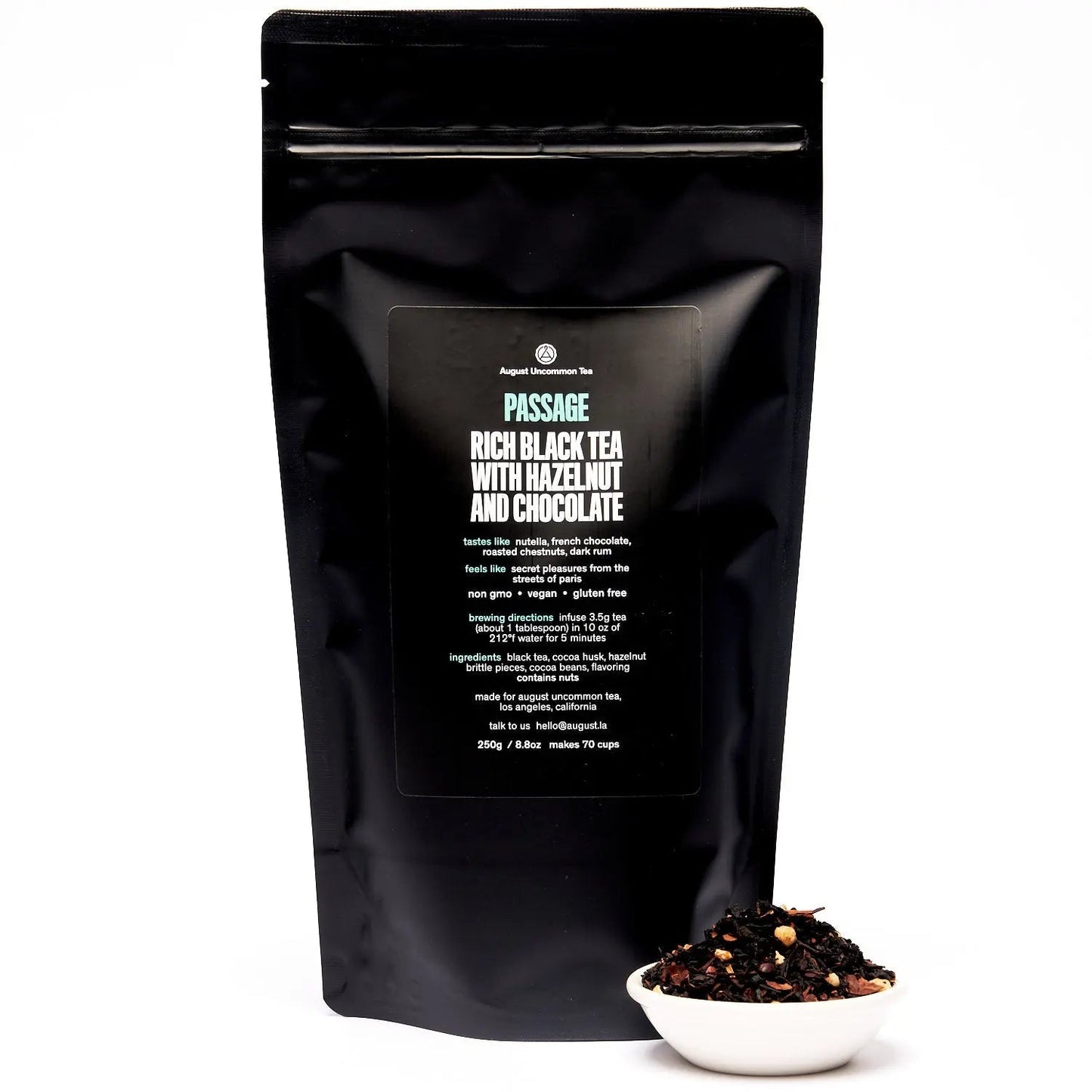 Passage - Hazelnut Chocolate Black Tea - 70 cup bag - Beverages > Teas > Black Teas