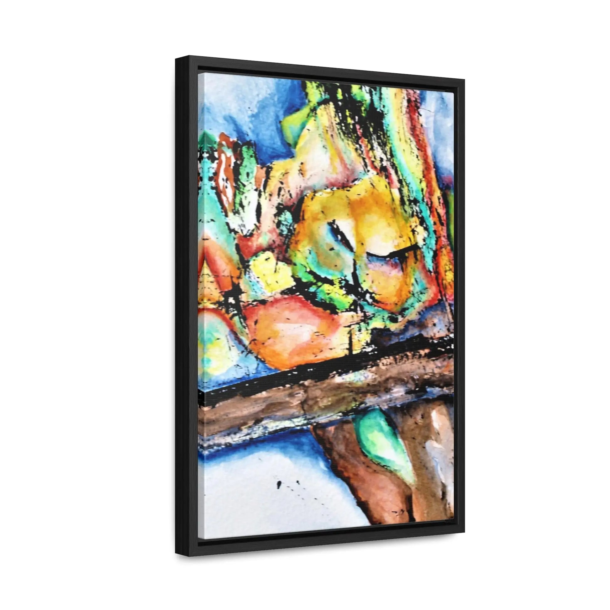 Owl In Flight Gallery Canvas Wraps, Vertical Frame