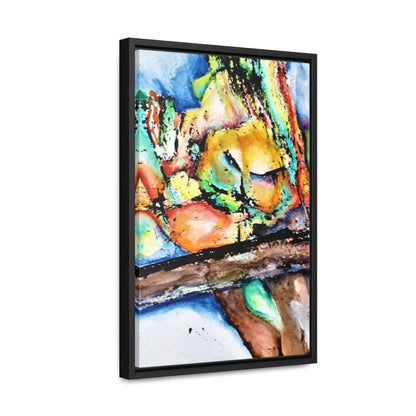 Owl In Flight Gallery Canvas Wraps, Vertical Frame