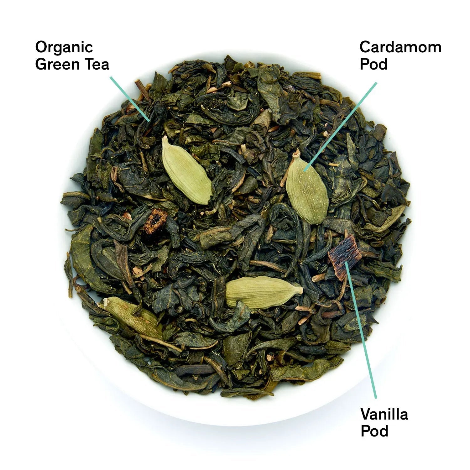 Combray - Vanilla Cardamom Green Tea (15 Tea Bags) - - Beverages > Teas > Green Teas