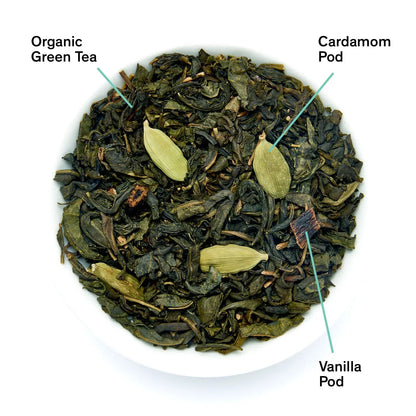 Combray - Vanilla Cardamom Green Tea (15 Tea Bags) - - Beverages > Teas > Green Teas