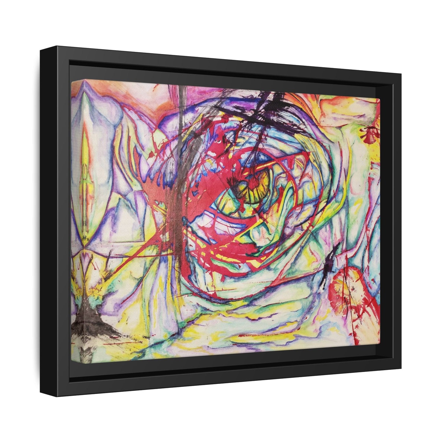 The Eye Framed Art Print - Kia Day Design