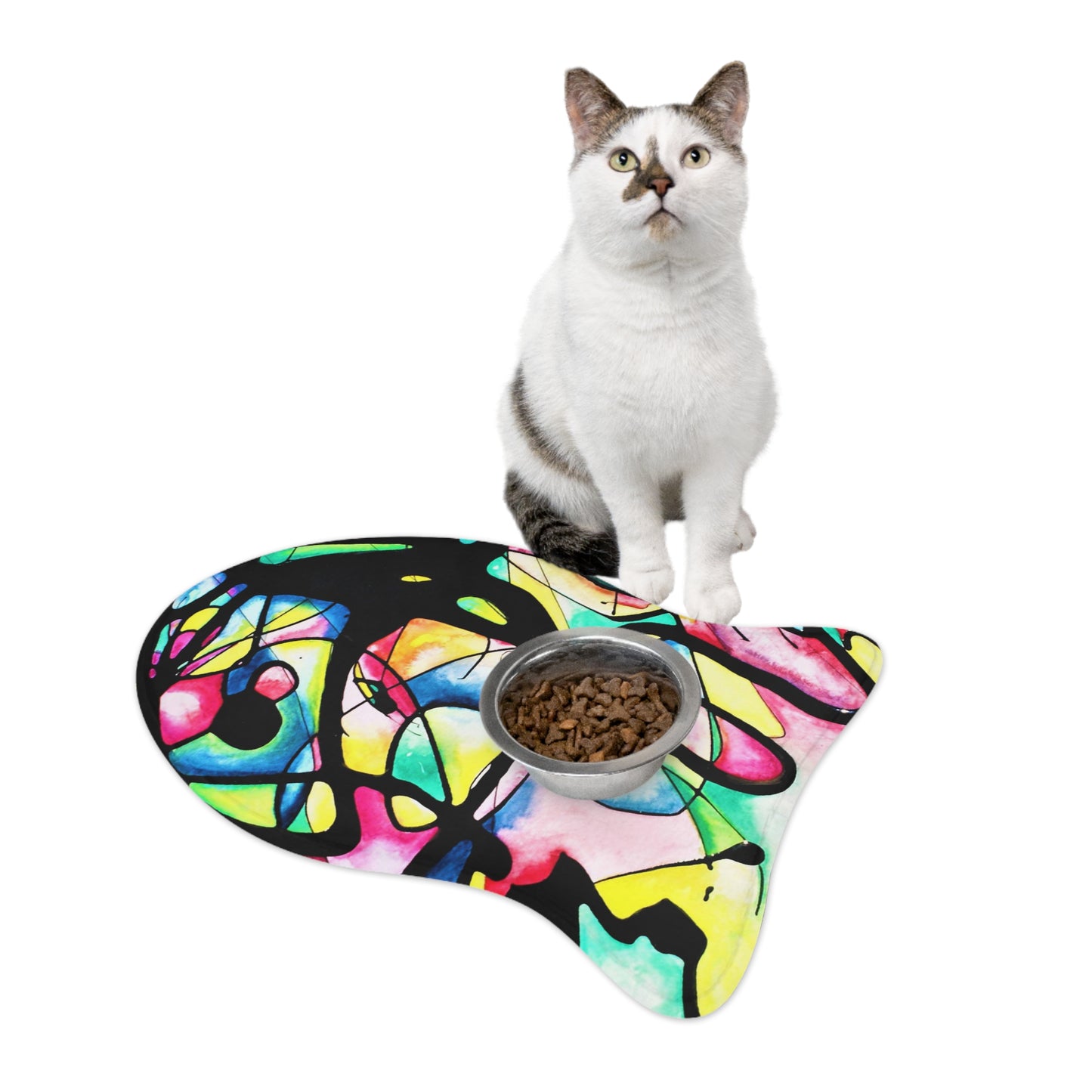 Peacock Pet Feeding Mats