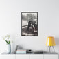 Yellowstone Bear Car Gallery Canvas Wraps Vertical Frame 20″ x 30″ Premium Gallery Wraps (1.25″) Black