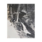 Narada Falls Yellowstone Satin Canvas Stretched 24" x 30" (Vertical) 1.5"