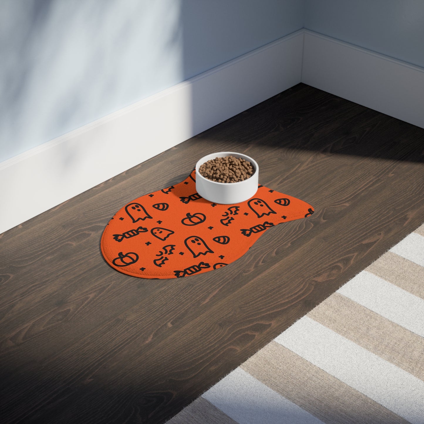 Halloween Fun Pet Feeding Mats