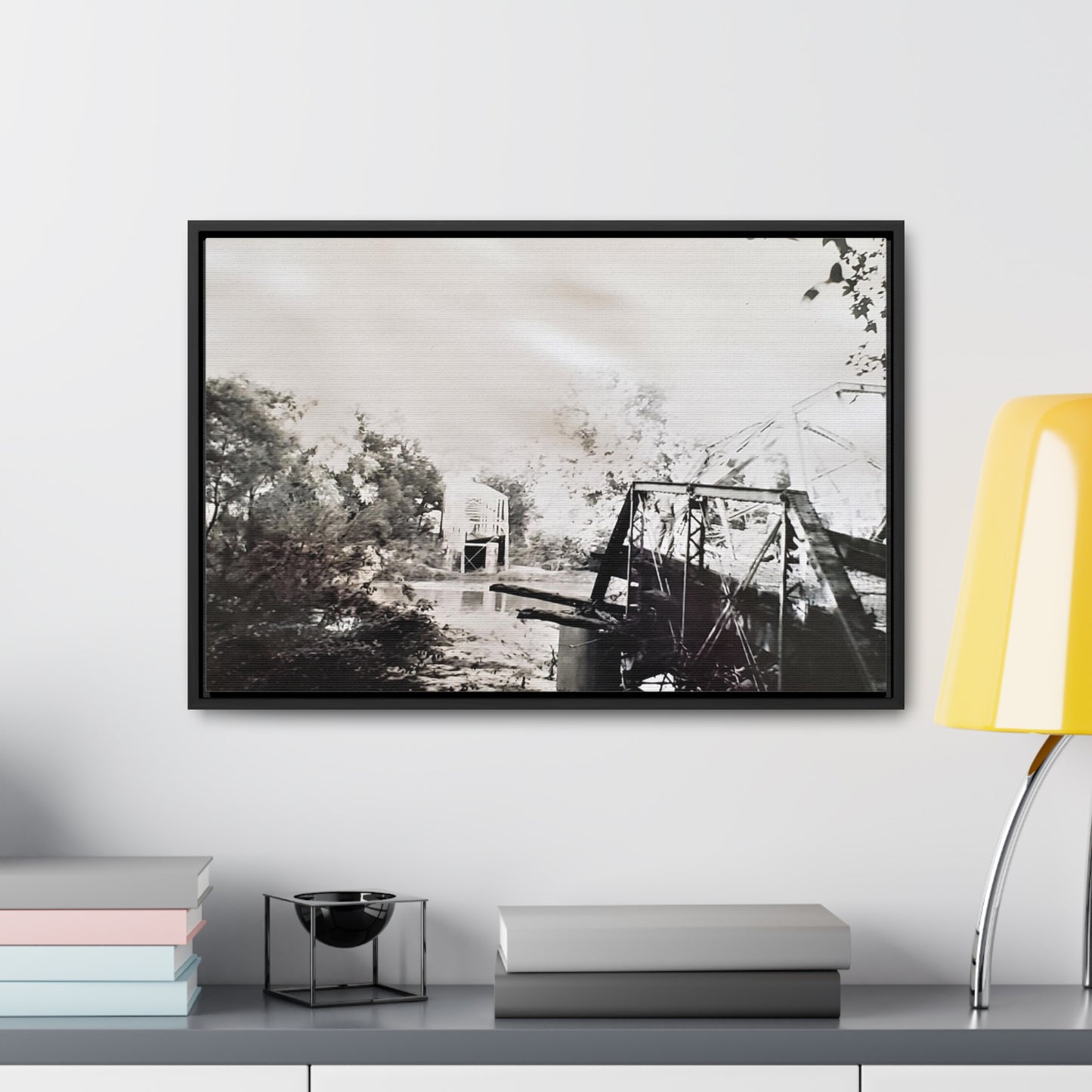 Bridge Gallery Canvas Wraps, Horizontal Frame