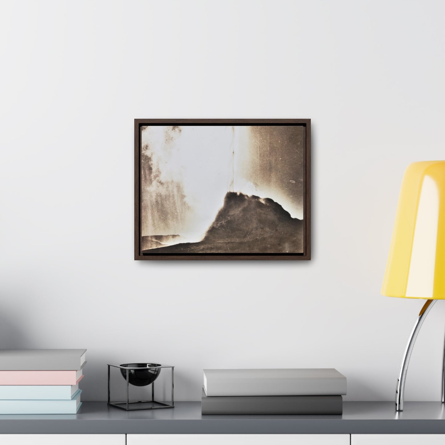 White Dome Geyser Yellowstone Gallery Canvas Wraps, Horizontal Frame